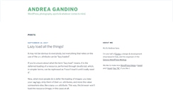 Desktop Screenshot of andreagandino.com